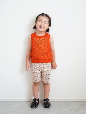 しなつさん(キッズ・90cm)の夏コーディネート