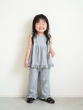 しなつさん（キッズ・90cm）の夏コーディネート