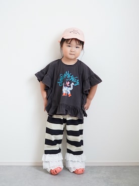 「MARKEY'S（マーキーズ）のアイテム」を使った、しなつさん（キッズ・90cm）の春コーディネート