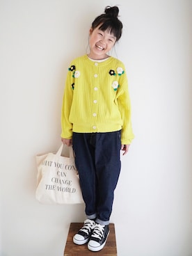 しなつさん(キッズ・132cm)の春コーディネート