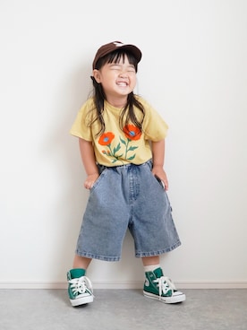 しなつさん(キッズ・90cm)の夏コーディネート