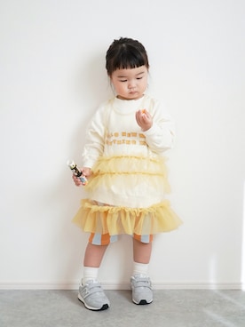 しなつさん（キッズ・90cm）の春コーディネート