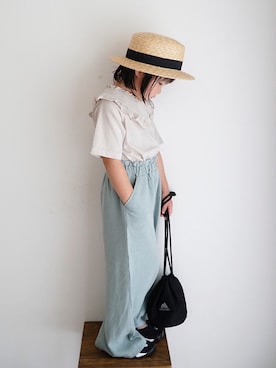 しなつさん（キッズ・120cm）の夏コーディネート