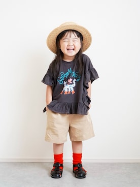 しなつさん（キッズ・90cm）の夏コーディネート