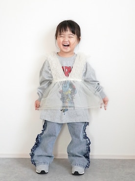 しなつさん(キッズ・90cm)の春コーディネート