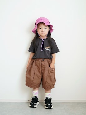 しなつさん（キッズ・90cm）の夏コーディネート