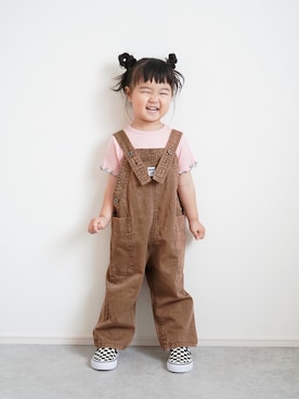 「VANS（バンズ）のアイテム」を使った、しなつさん（キッズ・90cm）の夏コーディネート