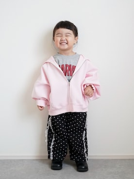 しなつさん（キッズ・90cm）の春コーディネート