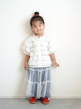 しなつさん(キッズ・90cm)の夏コーディネート