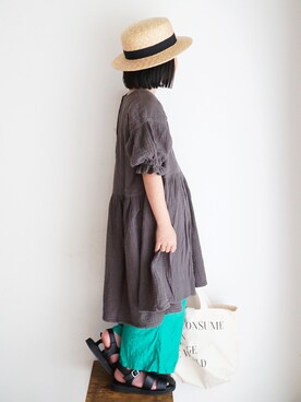 「カラー×コーデ」｜haa__fuuさん（キッズ・127cm）の春コーディネート