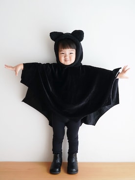 「petit main（プティマイン）のアイテム」を使った、haa__fuuさん（キッズ・90cm）の秋コーディネート