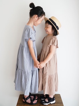 しなつさん（キッズ・120cm）の夏コーディネート