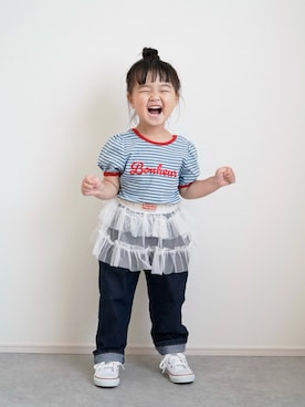 しなつさん(キッズ・90cm)の夏コーディネート