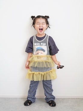 しなつさん(キッズ・90cm)の夏コーディネート