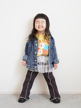 しなつさん（キッズ・90cm）の春コーディネート