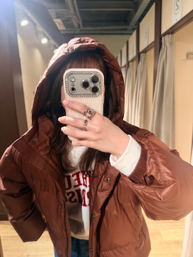 「ITEMS URBANRESEARCH（アイテムズ アーバンリサーチ）のアイテム」を使った、rikaさん（レディース・163cm）の冬コーディネート