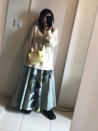 Ameri（アメリ）の「ELLIE ASYMMETRY PLEATS SKIRT（スカート）」 - WEAR