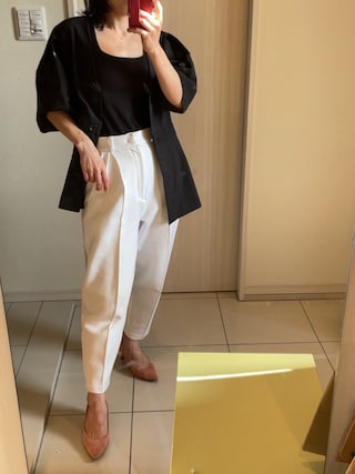 アメリヴィンテージ DIVER EGG PANTS ダイバーエッグパンツ 白 M Ameri VINTAGE(アメリヴィンテージ)の「DIVER EGG PANTS」 - PARTE