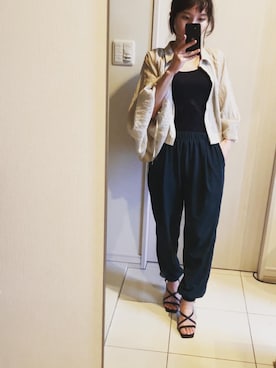 emicoさん（レディース・156cm）の夏コーディネート