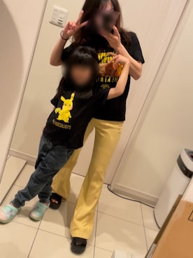 「CLANE（クラネ）のアイテム（パンツ）」を使った、emicoさん（レディース・156cm）の春コーディネート