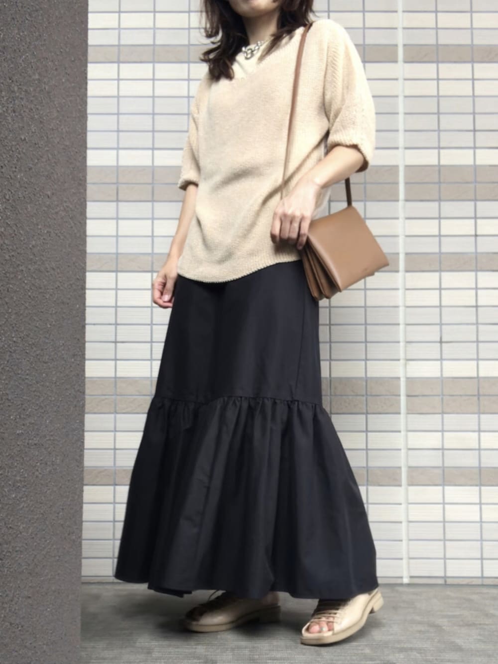 Ameri VINTAGE - ameri MEDI BACK SHEER KNIT TOP 半額！ニット Ameri（アメリ）の「MEDI BACK SHEER KNIT TOP（ニット/セーター