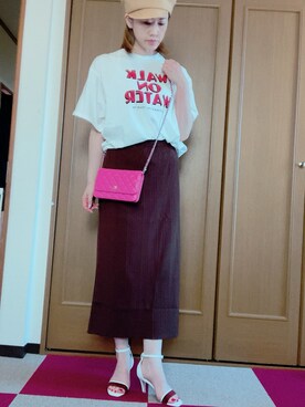 junjunさん（レディース・162cm）の夏コーディネート