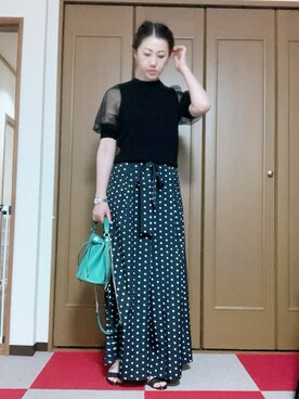 junjunさん（レディース・162cm）の夏コーディネート