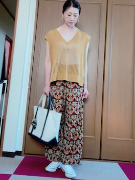 junjunさん（レディース・162cm）の夏コーディネート