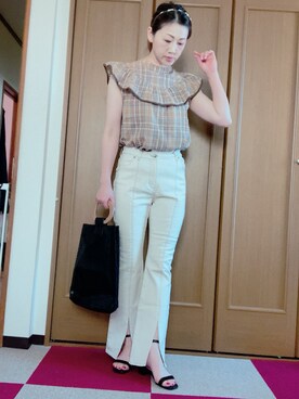 junjunさん(レディース・162cm)の夏コーディネート