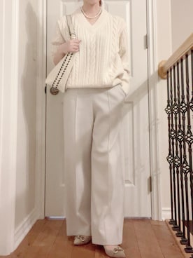 「NOLLEY’S（ノーリーズ）のアイテム」を使った、junjunさん（レディース・162cm）の秋コーディネート