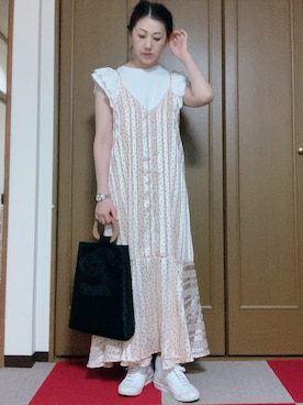 junjunさん（レディース・162cm）の夏コーディネート