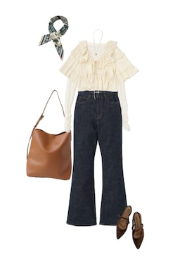 「アイテム（財布/小物）」を使った、sowaさん（レディース・160cm）の秋コーディネート