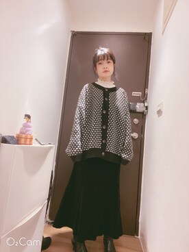 蘇苡寧さん（レディース・153cm）の冬コーディネート