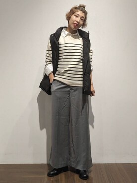 「THE SHOP TK （ザ ショップ ティーケー ）のアイテム（その他アウター）」を使った、THE SHOP TK officialさん（レディース・160cm）の秋コーディネート