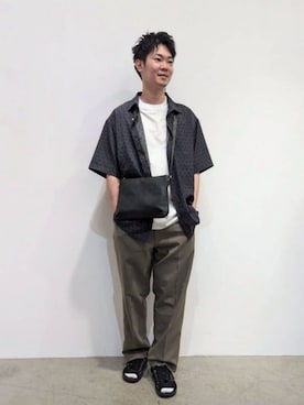 「防シワ加工」｜THE SHOP TK officialさん（メンズ・170cm）の夏コーディネート