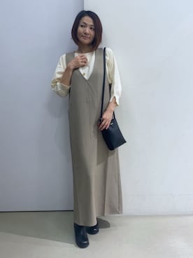 「母の日ギフト」｜「アイテム（ワンピース/ドレス）」を使った、THE SHOP TK officialさん（レディース・160cm）の夏コーディネート