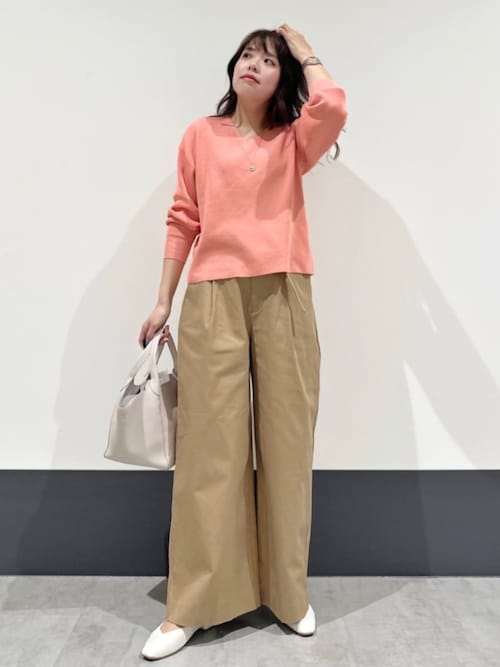 楽天市場】【SALE／50%OFF】【洗える】ピュアリネン Vネック