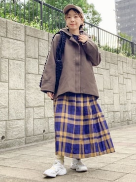 「シンプル・ベーシック」｜「アイテム（その他アウター）」を使った、THE SHOP TK officialさん（レディース・158cm）の秋コーディネート