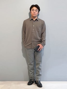 「シンプル・ベーシック」｜「アイテム（財布/小物）」を使った、THE SHOP TK officialさん（メンズ・163cm）の夏コーディネート