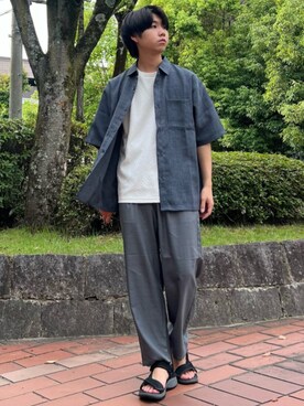 THE SHOP TK officialさん（メンズ・173cm）の夏コーディネート