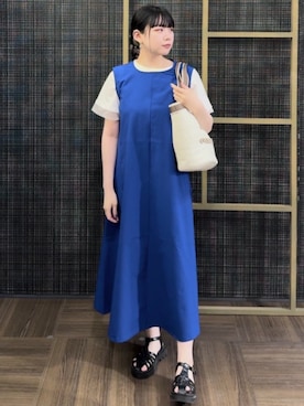 「レディース」｜「アイテム（ワンピース/ドレス）」を使った、THE SHOP TK officialさん（レディース・161cm）の春コーディネート