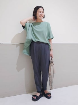 THE SHOP TK officialさん（レディース・155cm）の夏コーディネート