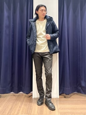 「春物」｜「アイテム（ジャケット/アウター）」を使った、THE SHOP TK officialさん（メンズ・174cm）の冬コーディネート