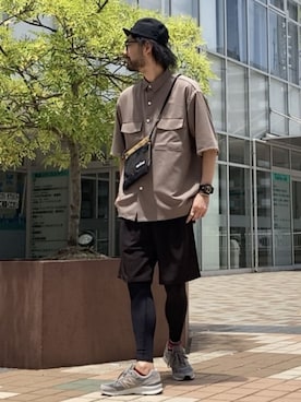 「WILD THINGS（ワイルドシングス）のアイテム（バッグ）」を使った、THE SHOP TK officialさん（メンズ・183cm）の夏コーディネート