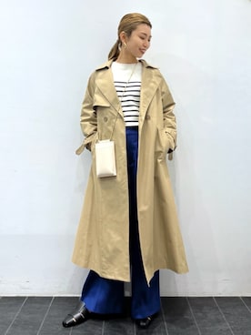 「春物」｜「アイテム（ジャケット/アウター）」を使った、THE SHOP TK officialさん（レディース・159cm）の冬コーディネート