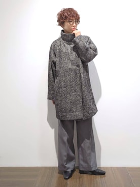 「THE SHOP TK （ザ ショップ ティーケー ）のアイテム（その他アウター）」を使った、THE SHOP TK officialさん（レディース・160cm）の冬コーディネート