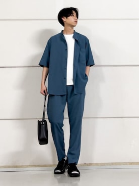 「防シワ加工」｜THE SHOP TK officialさん（メンズ・173cm）の夏コーディネート