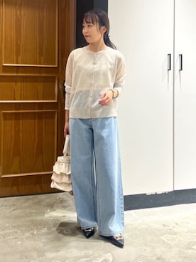 「レディース」｜「アイテム（アクセサリー）」を使った、THE SHOP TK officialさん（レディース・152cm）の夏コーディネート