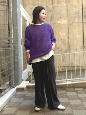 「アウトドア（キャンプ）」｜THE SHOP TK officialさん（レディース・154cm）の冬コーディネート