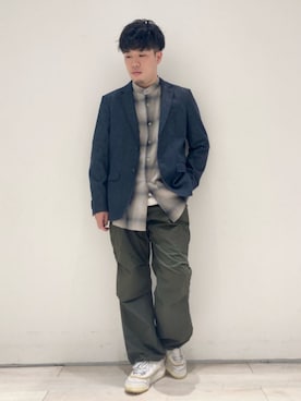 「防シワ加工」｜THE SHOP TK officialさん（メンズ・168cm）の秋コーディネート